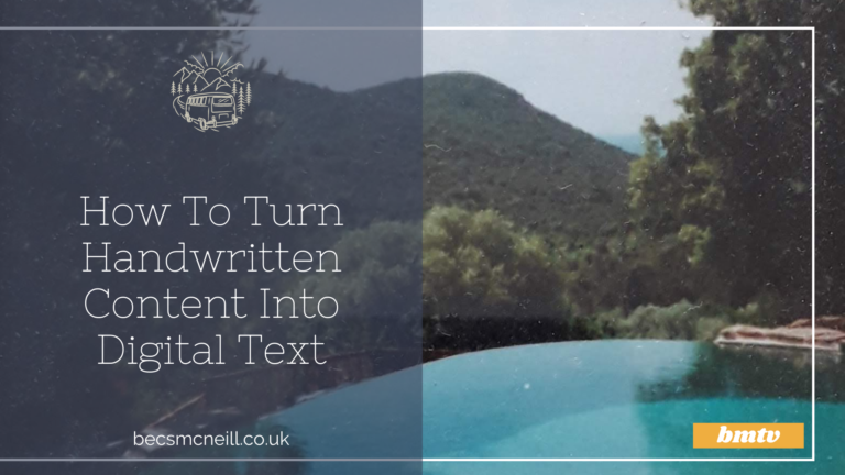 How To Turn Handwritten Content Into Digital Text