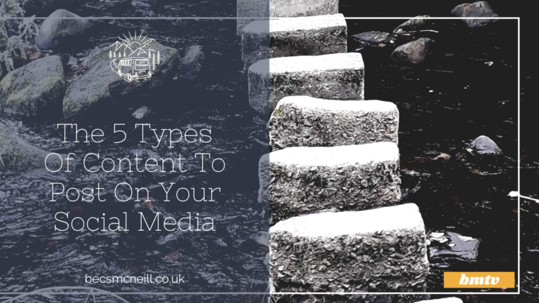 The 5 Types Of Content To Post On Your Social Media