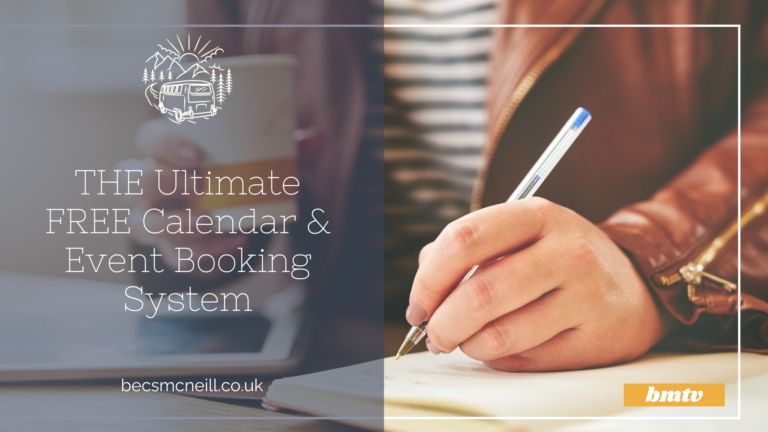 THE Ultimate FREE Calendar & Event Booking System