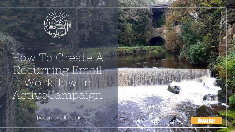 How To Create A Recurring Email Workflow In ActiveCampaign